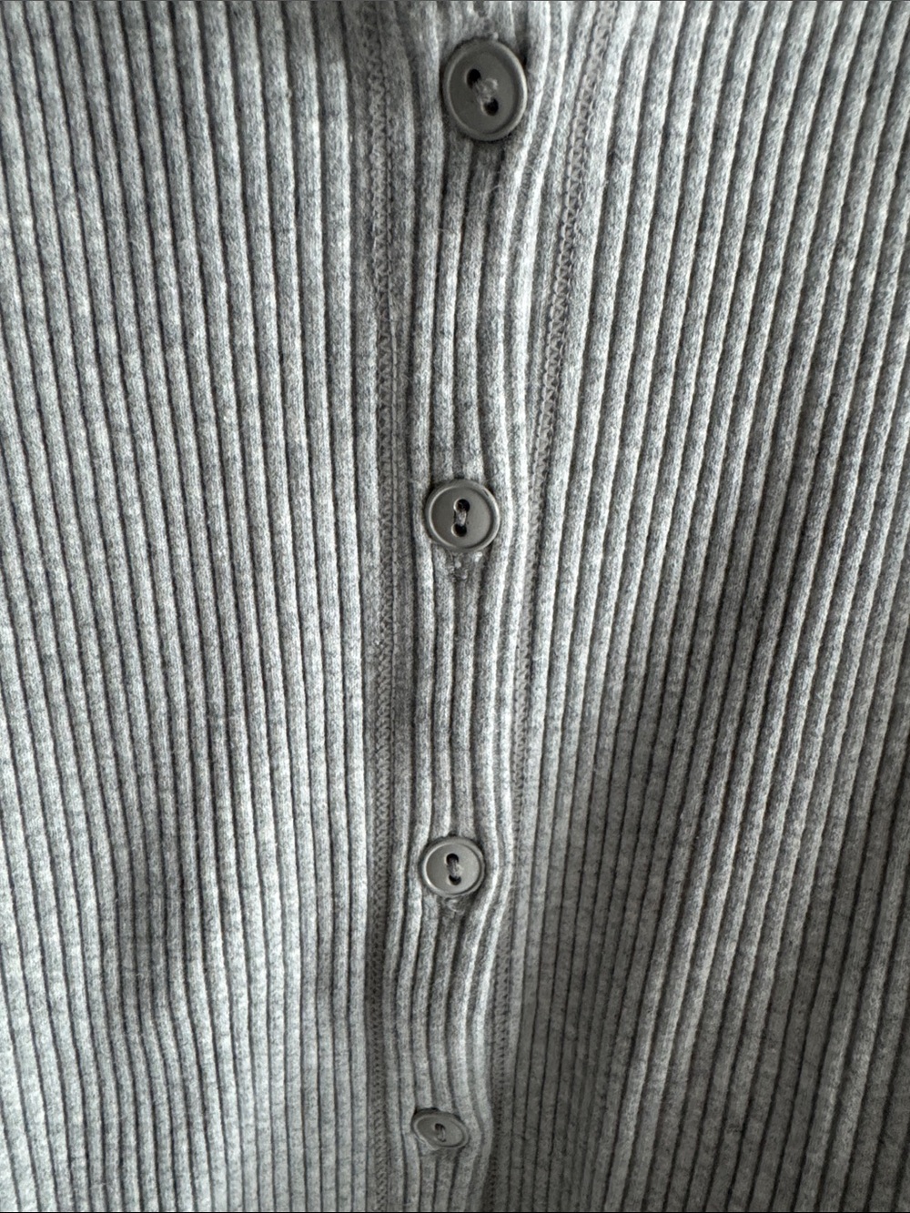 Free People Never Better Square Neck  Ribbed Button-Front Tank - Picture 5 of 5
